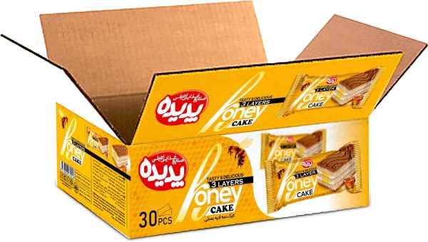 Padideh Three-Layer Honey cake 96 pcs - Image 2